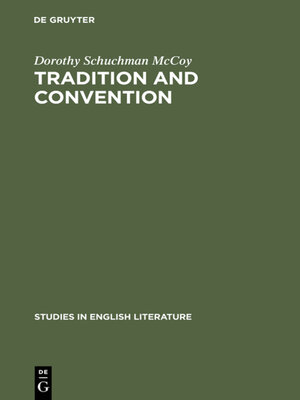 cover image of Tradition and convention